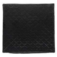 Față de Pernă Decorativă, Model Romburi, Negru, 45x43cm, Poliester