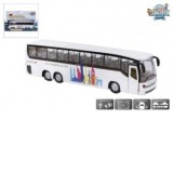 Autobuz cu lumini si sunete, 19 cm