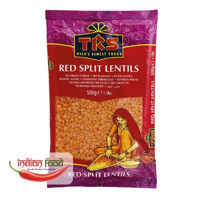 TRS Red Split Lentils - Masoor Dal (Linte Rosie) 500g foto