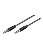 Cablu 4 pini 3.5 mm stereo 2m tata-tata Goobay
