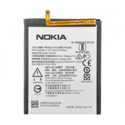 Acumulator Nokia 6 2019, HE316, 3000mAh, Original Bulk foto