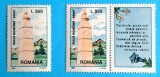 TIMBRE ROM&Acirc;NIA L.P.1438 + LP1438 a/1997 MONUMENTUL TURISMULUI RUSCA MONTANĂ -Serie simplă -MNH, Nestampilat