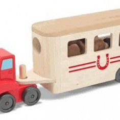 Camion Transportor de Cai cu Remorca Melissa and Doug