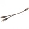 Conector Y RCA 1M/2T, GROUND ZERO
