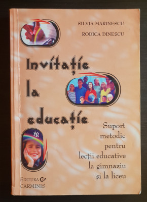 Invitație la educație - Silvia Marinescu, Rodica Dinescu foto