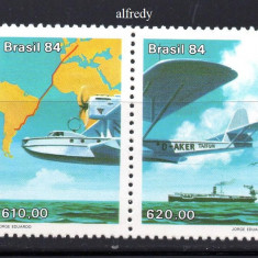 BRAZILIA 1984, Aviatie, MNH, serie neuzata