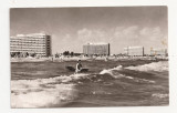 F3 - Carte Postala - Mamaia, pe plaja, circulata 1970