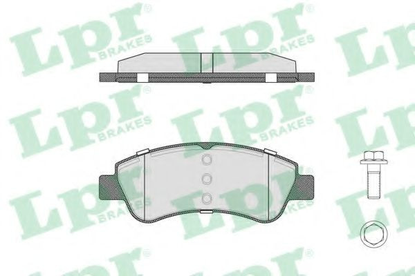 Set placute frana,frana disc CITROEN XSARA (N1) (1997 - 2005) LPR 05P1188