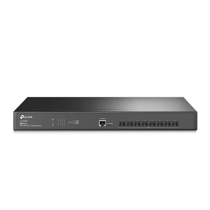 SWITCH TP-LINK 8 porturi JetStream 8-Port 10GE SFP+ L2+ Managed Switch. carcasa metalica &quot;TL-SX3008F&quot; (timbru verde 2 lei)
