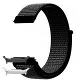 Curea material textil, compatibila cu Samsung Galaxy Watch8 40mm, Raisin Black