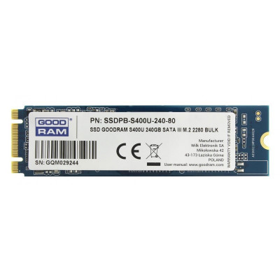 SSD Goodram S400u 240GB M.2 2280 SATA foto