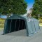 vidaXL Cort de animale detașabil verde &icirc;nchis 3,3x8 m PVC 550g/m&sup2; 3055650