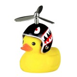 Ratusca decorativa, flippy, pentru bicicleta, motocicleta, masina, cu sistem de prindere, lumini, 7.5 x 9 cm, cu casca, negru