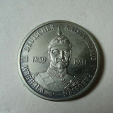Medalie comemorativă Wilhelm II. &Icirc;mpăratul Germaniei,Regele Prusiei,1859-1941, Europa