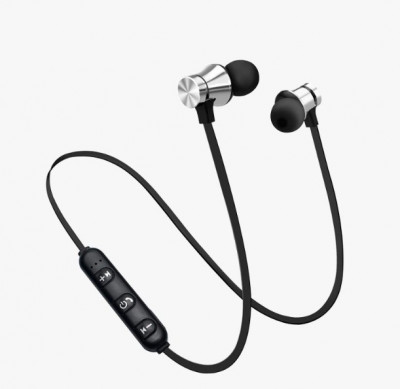 Casti Wireless Bluetooth Sport BT4 Waterproof Tip In-Ear Headset Microfon Incorporat Argintiu foto