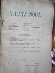 Revista Vieata Noua Nr. 9 noiembrie 1914
