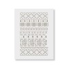 Sablon Perete vopsire, tencuiala 900x600x0.7mm Mud Cloth Refolosibil, model MXSP7057, Oem