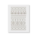 Cumpara ieftin Sablon Perete vopsire, tencuiala 900x600x0.7mm Mud Cloth Refolosibil, model MXSP7057