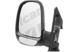 Oglinda exterioara Ford Transit (Ve83), 06.1994-07.2000, partea Dreapta, culoare sticla crom, sticla convexa, cu carcasa neagra, cu incalzire, ajusta