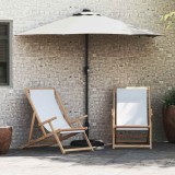 Cumpara ieftin Parasol de Grădină Nisipiu 294 x 150 x 223 cm țesătură