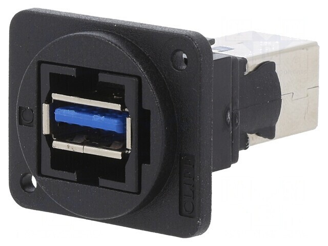 Adaptor USB A la USB B, USB 3.0, 19x24mm, Plastic
