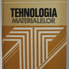 TEHNOLOGIA MATERIALELOR - PENTRU SUBINGINERI de M. VOICU ...R. IOVA , 1981