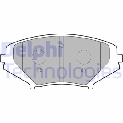 Delphi set placute frana, frana disc foto