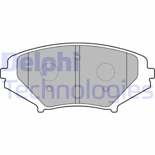 Delphi set placute frana, frana disc