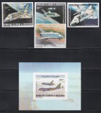Mauritania 1981 - Primul zbor al navetei spațiale, Serie NDT + Colita DE LUX NDT + 4 Colite DE LUX NDT, F.RARE, 4 POZE, MNH
