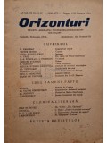 E. Caraman - Revista Orizonturi anul III, nr. 5-10, august 1940-ianuarie 1941 (Editia: 1941)