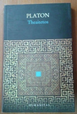 Theaitetos / Platon ; trad. noua, interpretare si note de Andrei Cornea foto