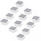 Lumini cu LED-uri incastrate 6 buc 100x100x68 mm (3x41715)