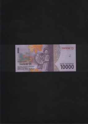 Indonesia Indonezia 10000 rupiah rupii 2016 seria569673 unc foto