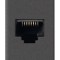 Priza internet RJ45 FTP CAT6 1M Vimar Neve carbon matt 09339.14.CM