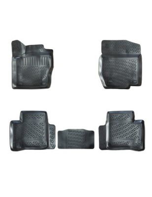 Set covorase auto din cauciuc tip tavita Mercedes Gle-Class (M-Class) W164 II 2006-2011 foto