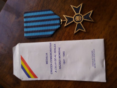 Medalie Crucea comemorativa foto