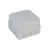 Doza patrata de ramificatie din plastic adanca ABS 210x210x140mm IP67 IK06, METE