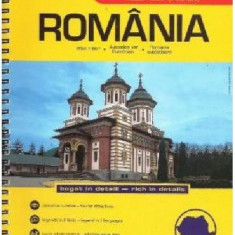 Romania Atlas Rutier / Romania Road Atlas | Cartographia