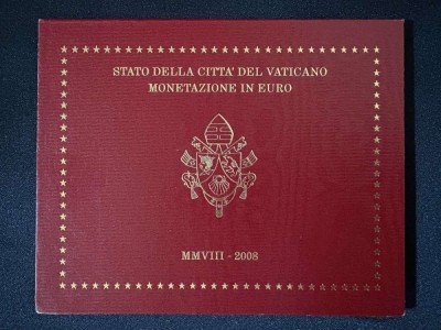 Vatican 2008 - set complet de la 1 cent la 2 euro BU foto