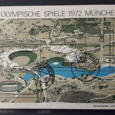 Timbru jocuri olimpice Munchen, bloc 1972