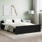 Cadru de pat cu tablie la cap si picioare, negru, 140x200 cm GartenMobel Dekor