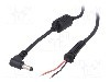 Cablu alimentare DC, cabluri, DC 4,8/1,7 mufa, negru, 1,2m, AKYGA - AK-SC-04
