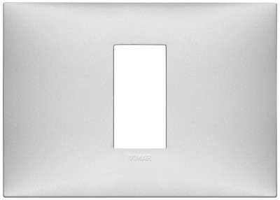 Rama Ornament 1M pt doza de 3M Vimar Neve argintiu mat 09671.21 foto