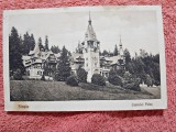 Crte postala, Castelul Peles, 1923