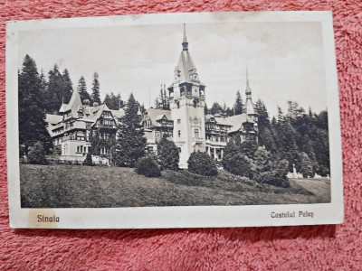 Crte postala, Castelul Peles, 1923 foto