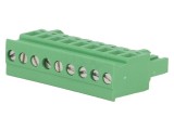 Regletă de Conexiuni Deconectabilă 5mm 9 Piste &icirc;n Unghi Mufă