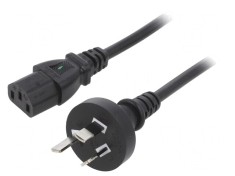 Cablu Alimentare 1,8m 3x0,75mm2 AS/NZS 3112 IEC C13 PVC