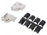 Conector D-Sub 9pin 45&deg; 13mm Cu Șuruburi