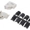 Conector D-Sub 9pin 45&deg; 13mm Cu Șuruburi
