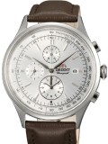 Cumpara ieftin Orient Monterey Chronograph TT0V004W-SND1 &ndash; Quartz Japonez &ndash; Cronograf 12 Ore + Tahimetru &ndash; 42 mm &ndash; Curea Piele